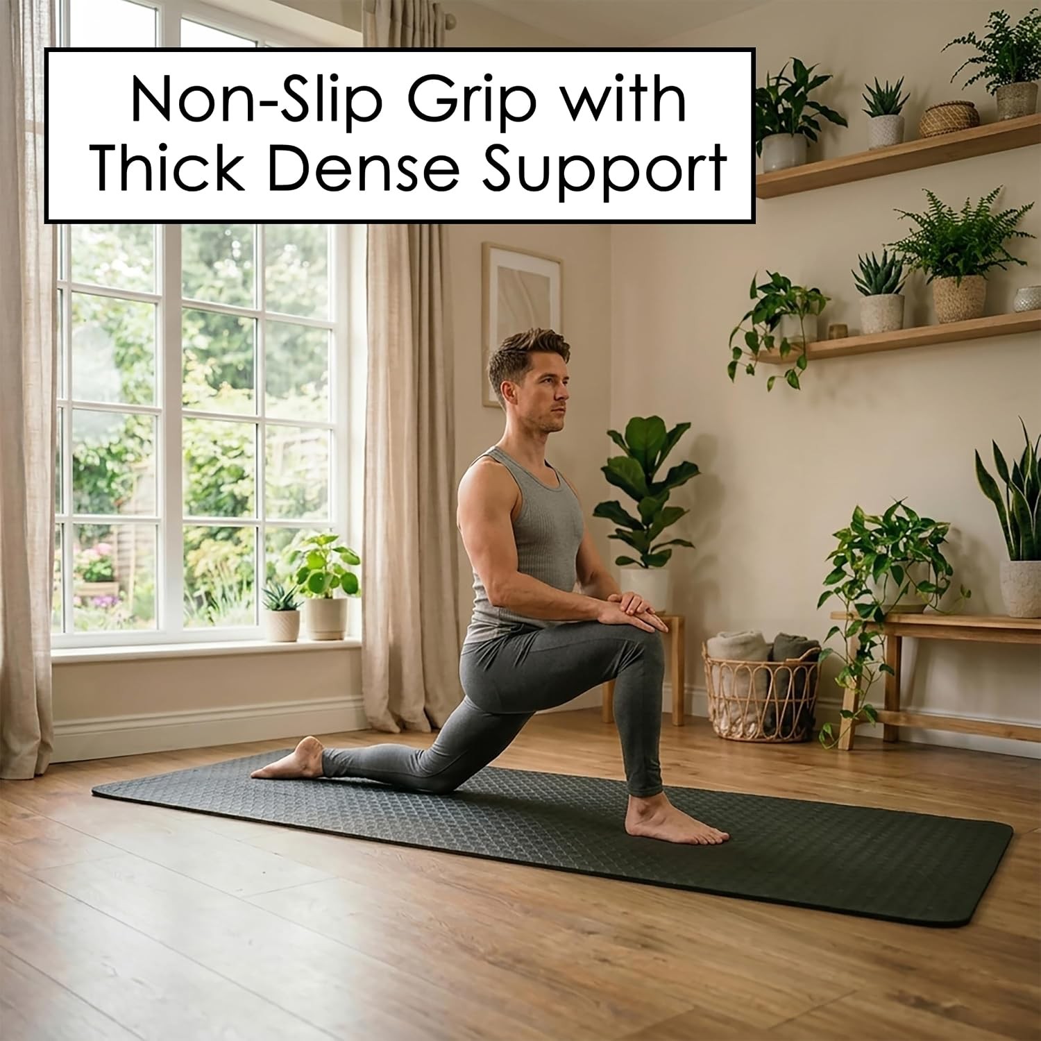 Extra Thick Yoga Mat Wide & XL-Our 10mm Extra Large Yoga Mat Thick Extra Wide