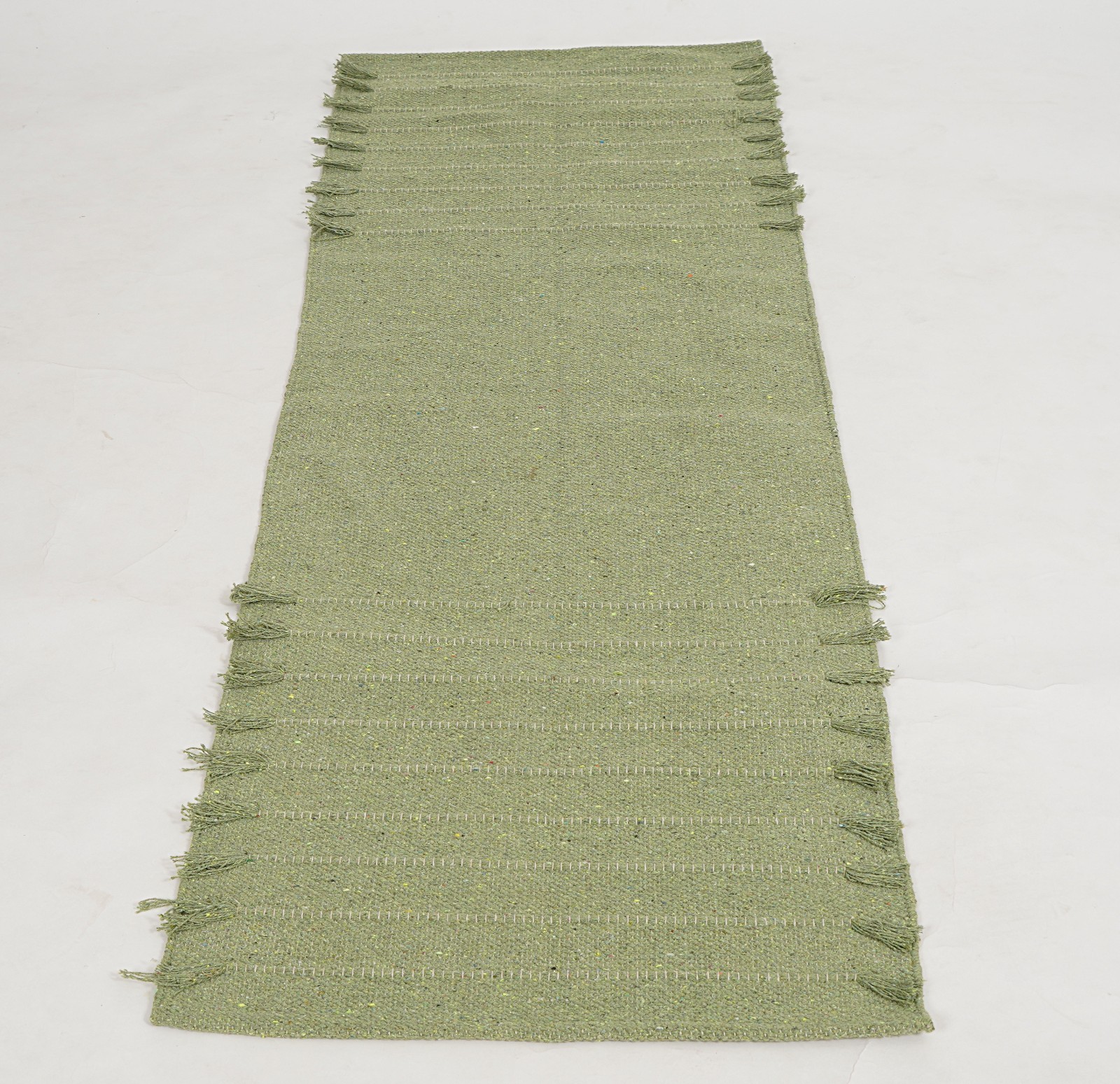 Yoga Mat Thick Non Slip Organic Cotton Exercise Workout Mat Pilates Rug 2×6 Ft