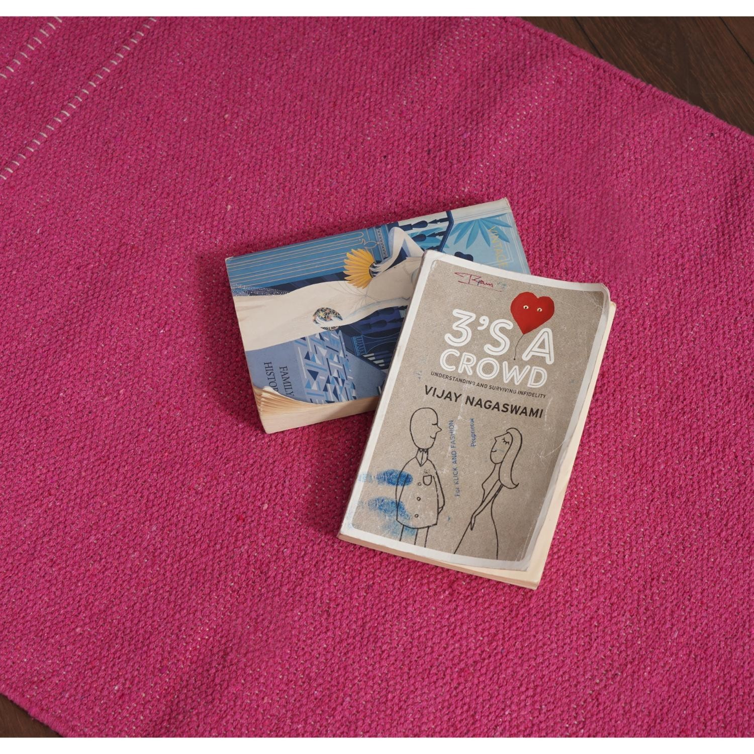 Handwoven Organic Cotton Yoga Mat – Non-Slip Herbal Infusion, 2×6 ft