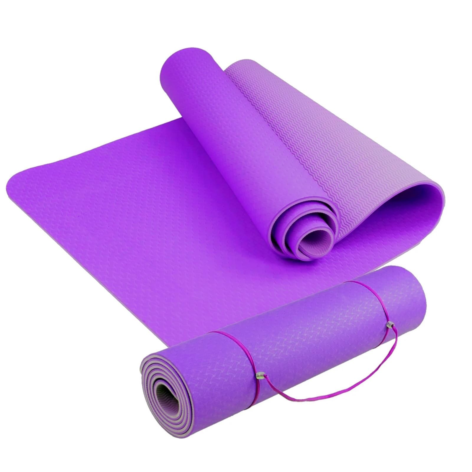 Yoga Mat, 183 x 61 x 0.6 cm, Non-Slip Surface, Eco-Friendly TPEMa…