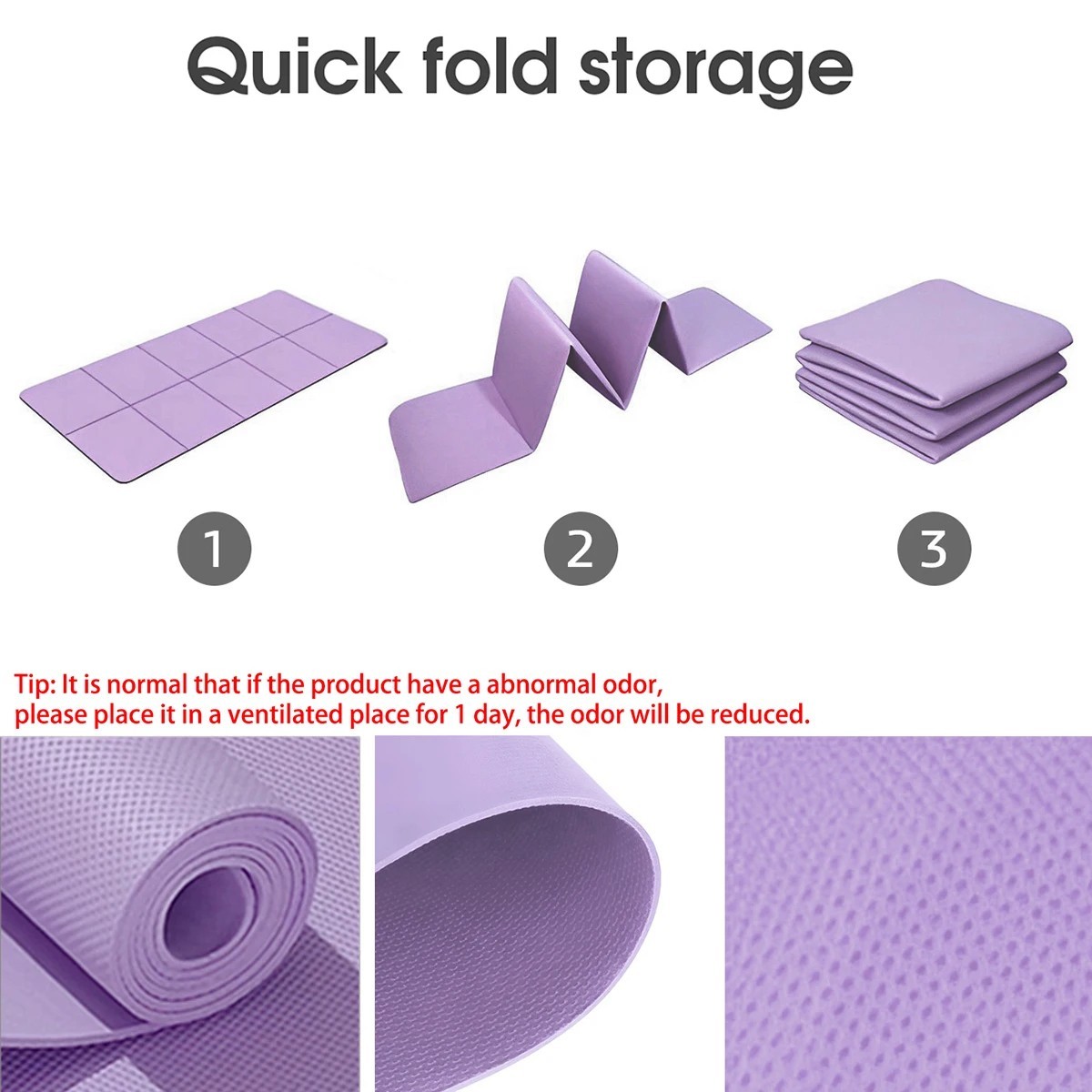 Extra Thick 4mm Exercise Yoga Pilates Mat Gym Fitness NBR 68″x 24″