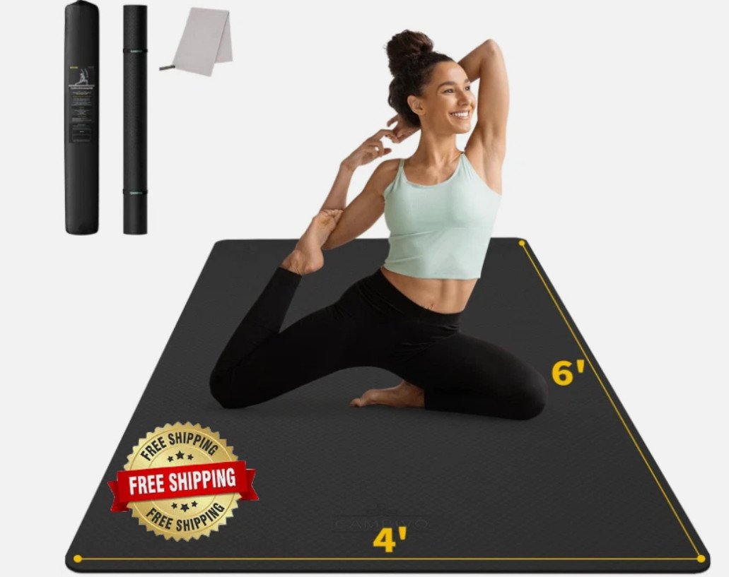 Esterilla Gruesa Ejercicios Gimnasio Yoga Almohadilla Ejercicios De Pilates NEW