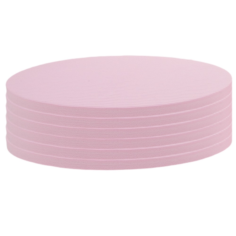 6Pcs Pink Circular Fitness Yoga Mat Durable Knee Support for Home Workouts