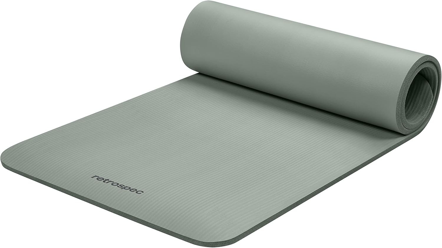 Retrospec Solana Yoga Mat Thick 1/2in Non-Slip Workout Mat with Nylon Strap