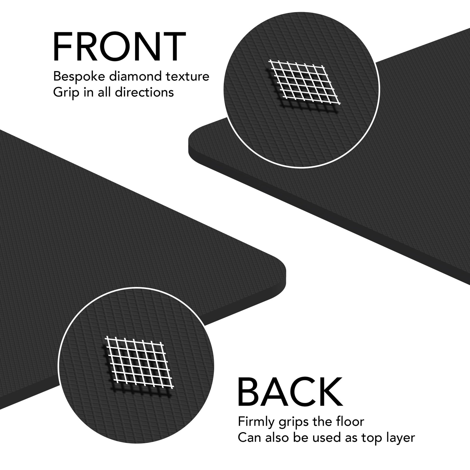 Large Exercise Mat, Extra Wide and Extra Thick Yoga Mat 183cmx80cmx10mm,…