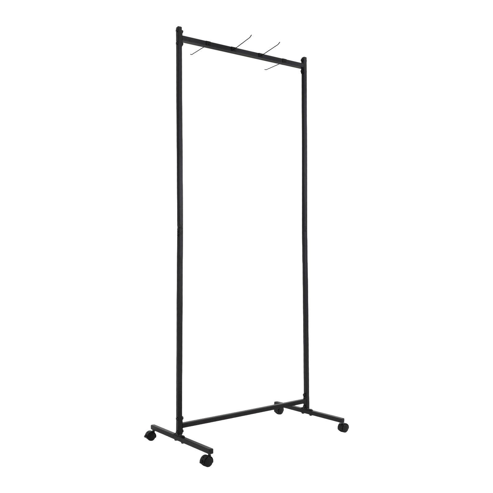 185cm Yoga Mat Holder Hanging,Iron Yoga Mats Storage Rack w/ Double Sided Hooks