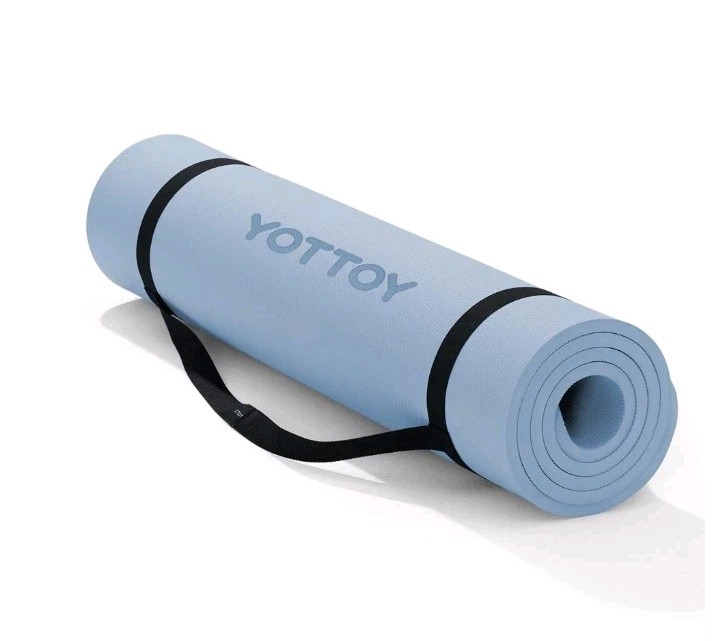 YOTTOY Yoga Mat Extra Thick Professional TPE Exercise Non-slip Gym Fitness NEW!
