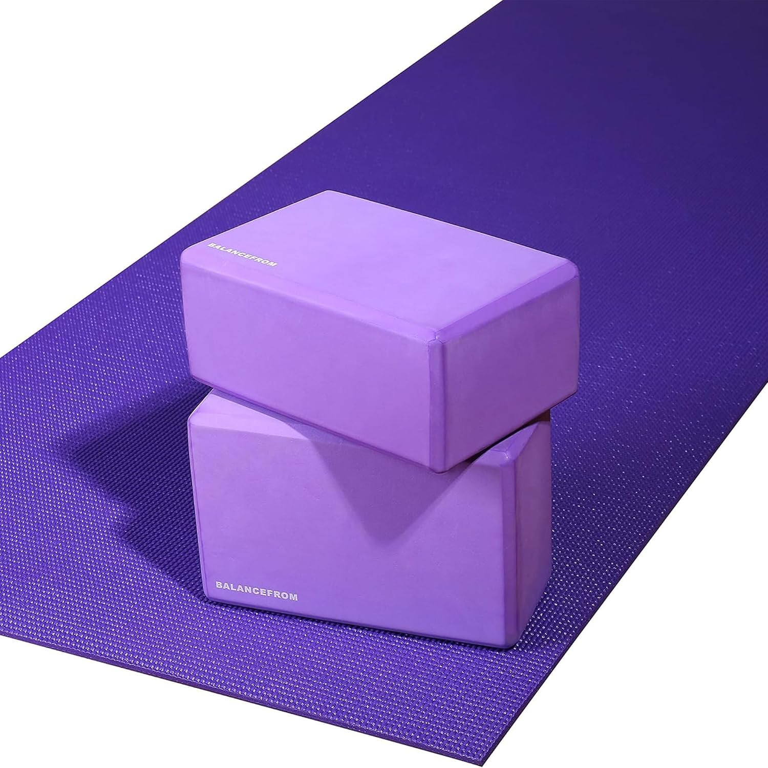 Fitvids All Purpose 1/4-Inch High Density Anti-Tear Exercise Yoga Mat with Carry