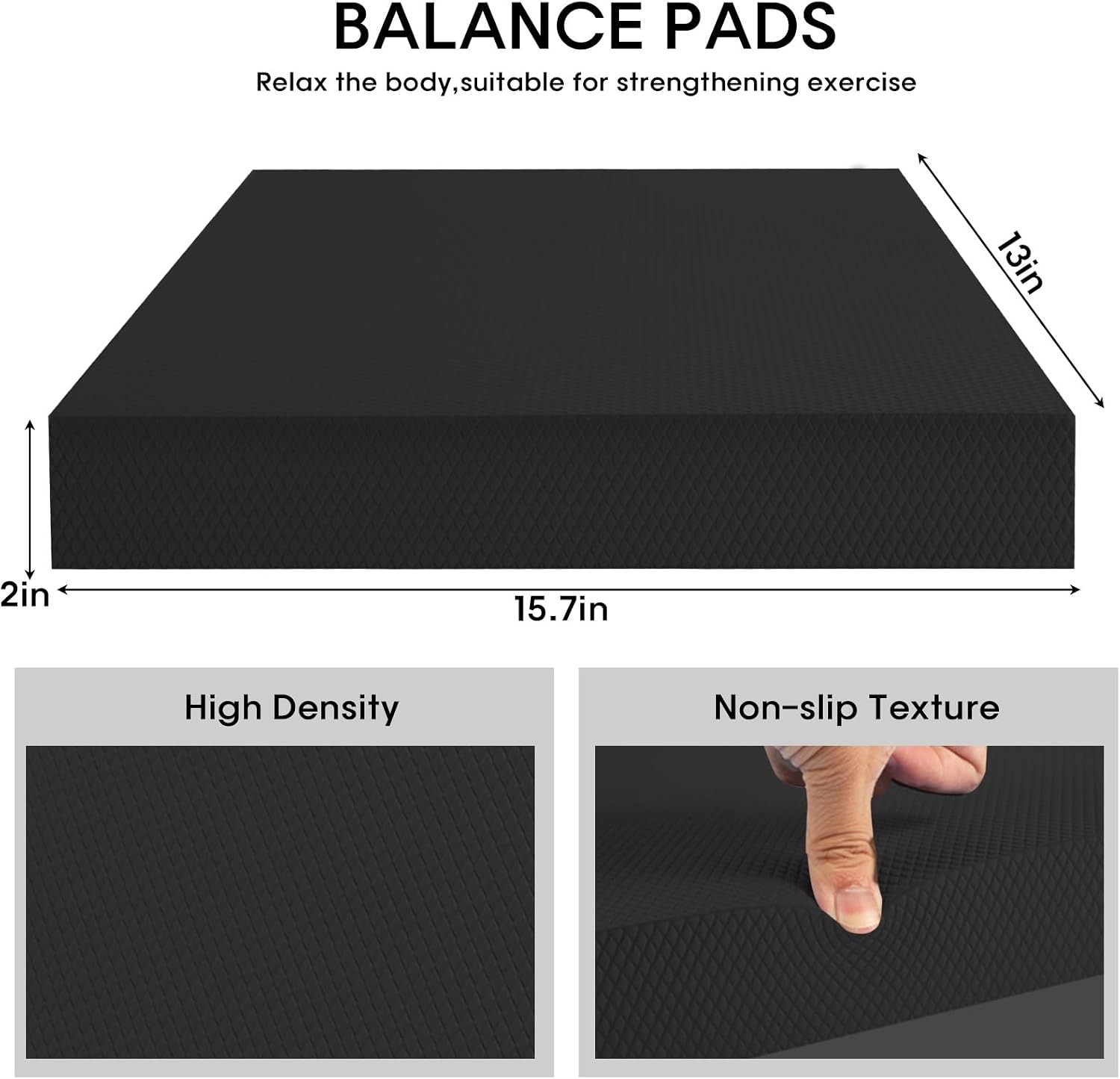 Exercise Balance Pad Balance Foam Mat for Physical Therapy Equipment & Strength