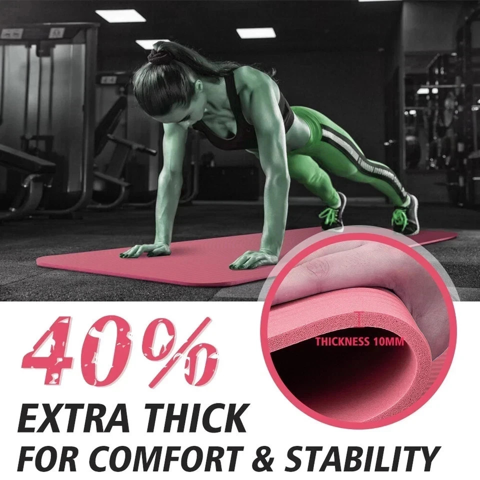 Exercise Yoga Pilates Mat Gym Fitness
