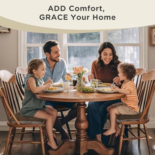Chair Cushions for Dining Chairs Set of Kitchen Seat Cushions with 4 Coffee