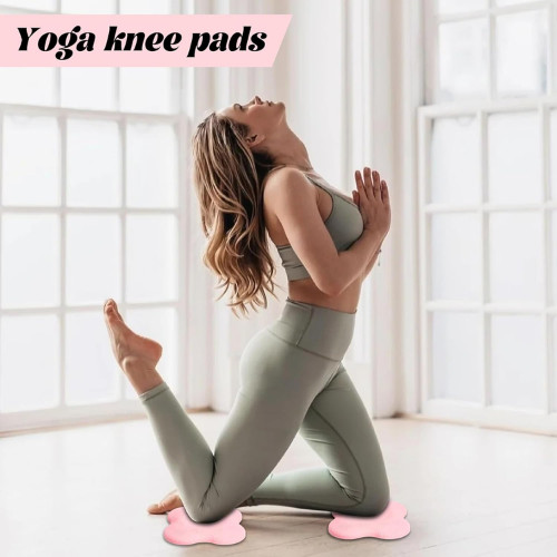 2 packs Yoga Knee Pad Mats Extra Thick for Knees Elbows Wrist Hands Head Foam