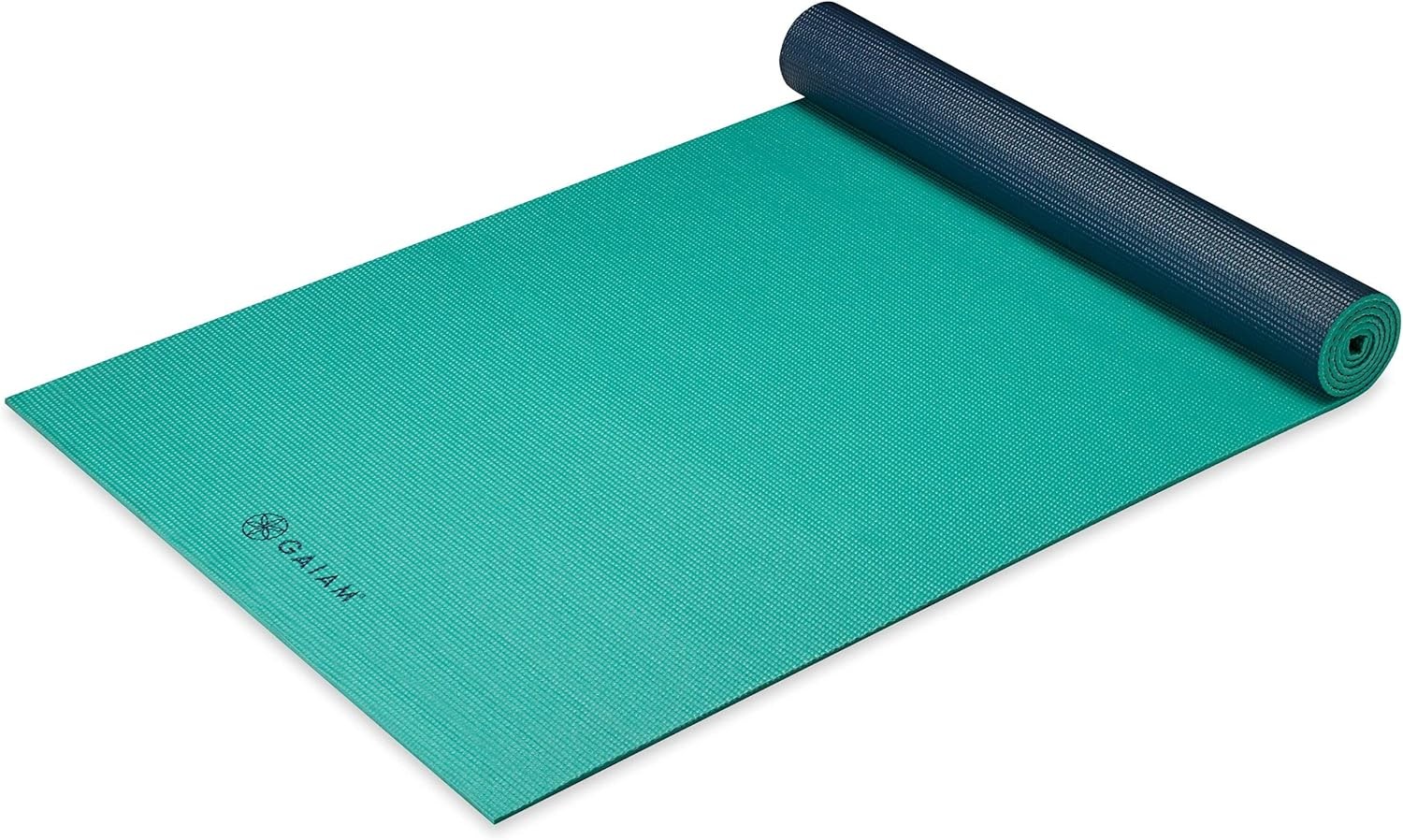 Gaiam Solid Color Yoga Mat 68×24 6mm Non Slip Exercise Fitness