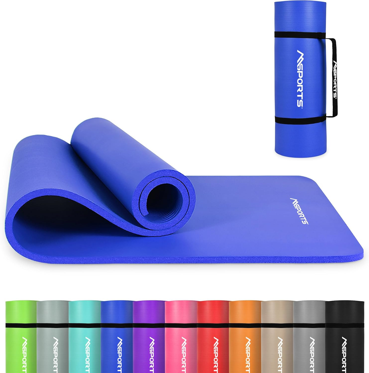 Yoga Mat Premium Non Slip Thick – Extra Comfortable Exercise Mat for Home Workou