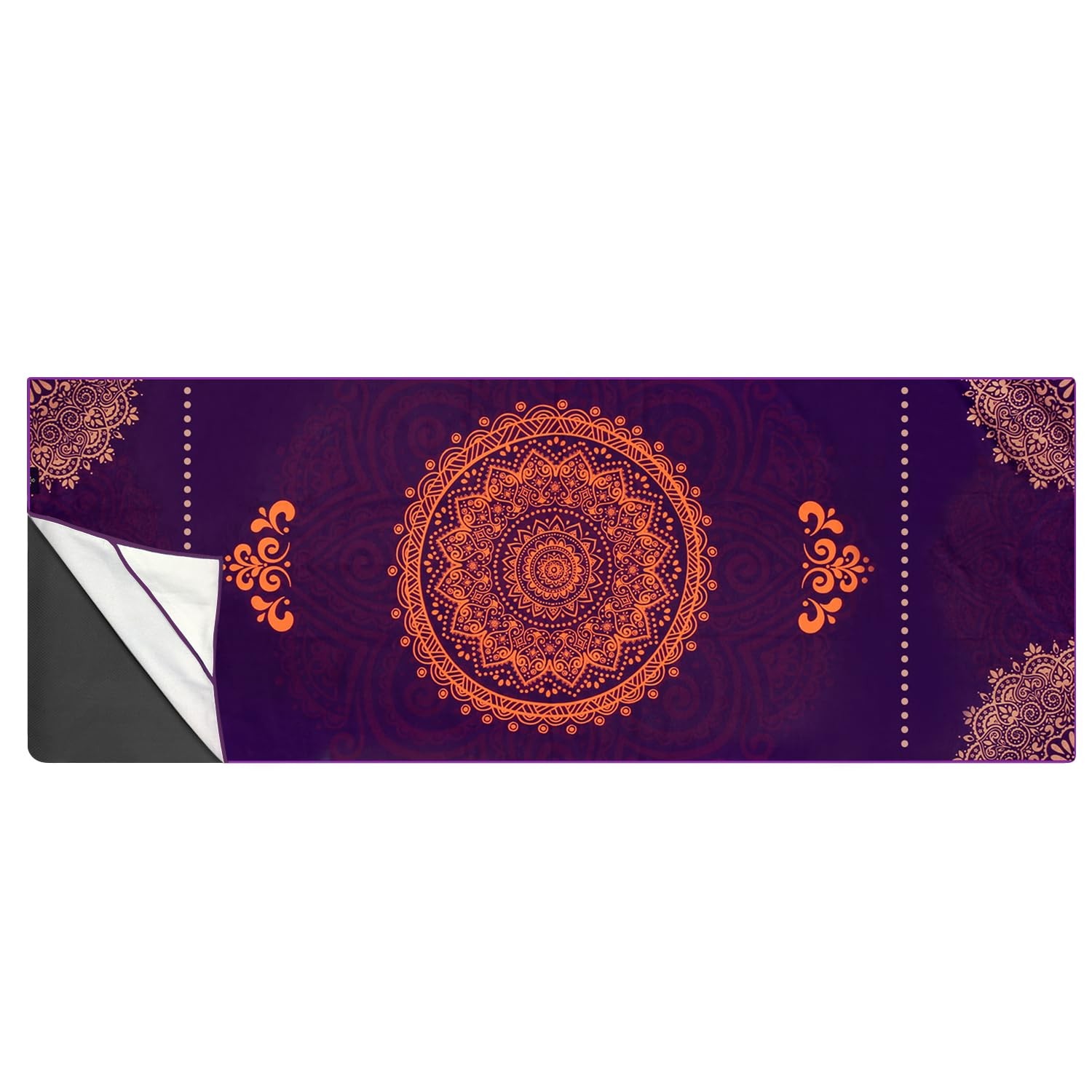Heathyoga Non Slip Hot Yoga Towel 100 Microfiber Non Slip Yoga Mat Towel For
