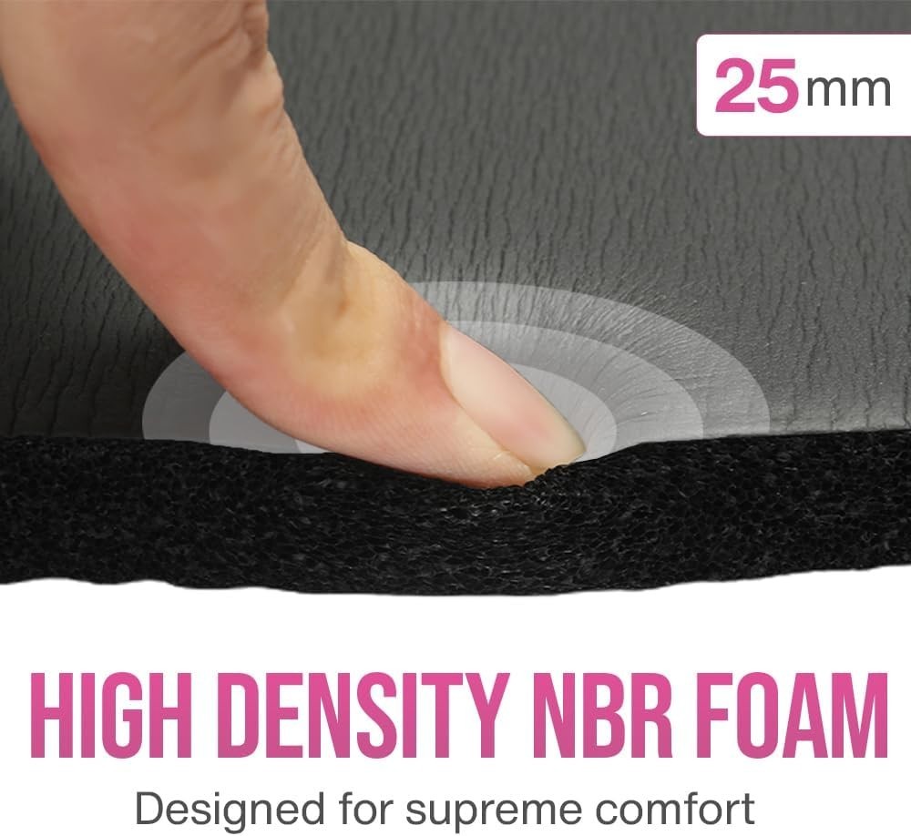 Extra Thick Knee Pad 1 Inch 25mm with Breathable Mesh Bag for Travel