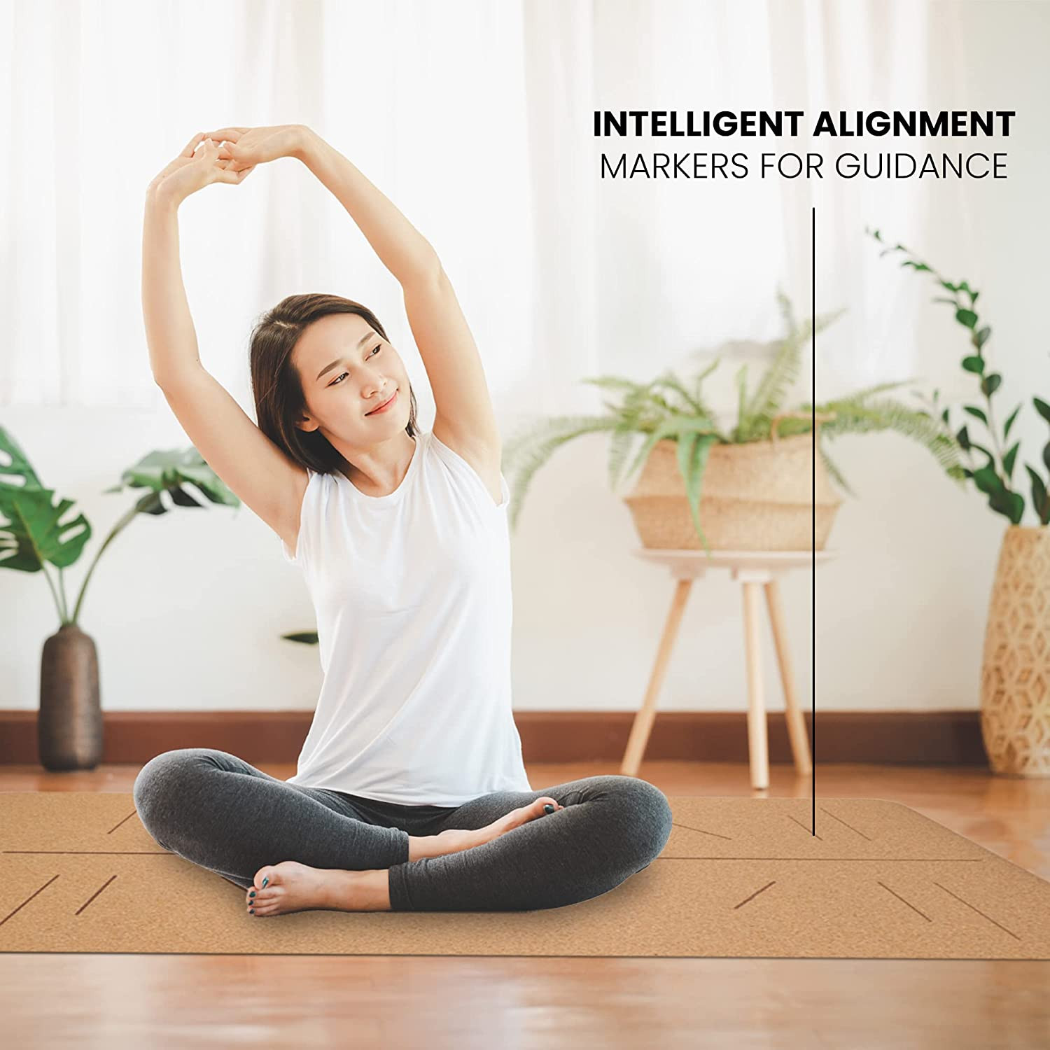 Eco Friendly Yoga Mat (183 X 66 X 0.7 Cm) Extra Wide & Thick Exercise Mat – Non