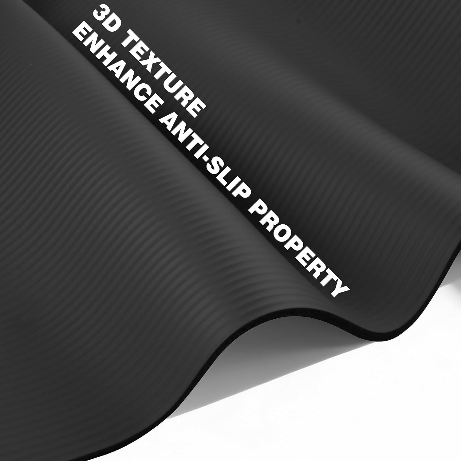 Extra Thick 10mm Yoga Mat Non-Slip Exercise Fitness Pilates Mat 72×24 Inch……