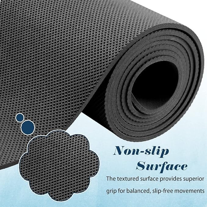 Non-Slip, Waterproof EVA Material Multipurpose Fitness Yoga Mats 10 Pack LEIFIDE