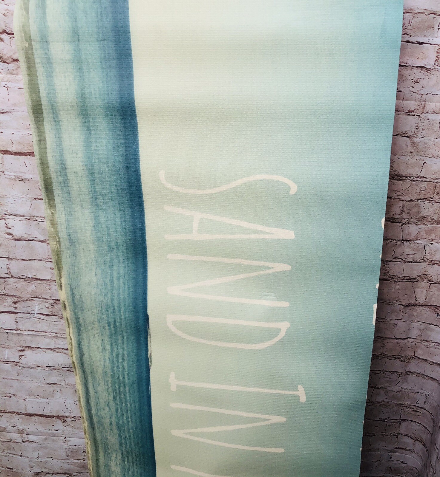 KESS INHOUSE Ocean Scene Yoga Pilates Exercise Mat 72”X24” New