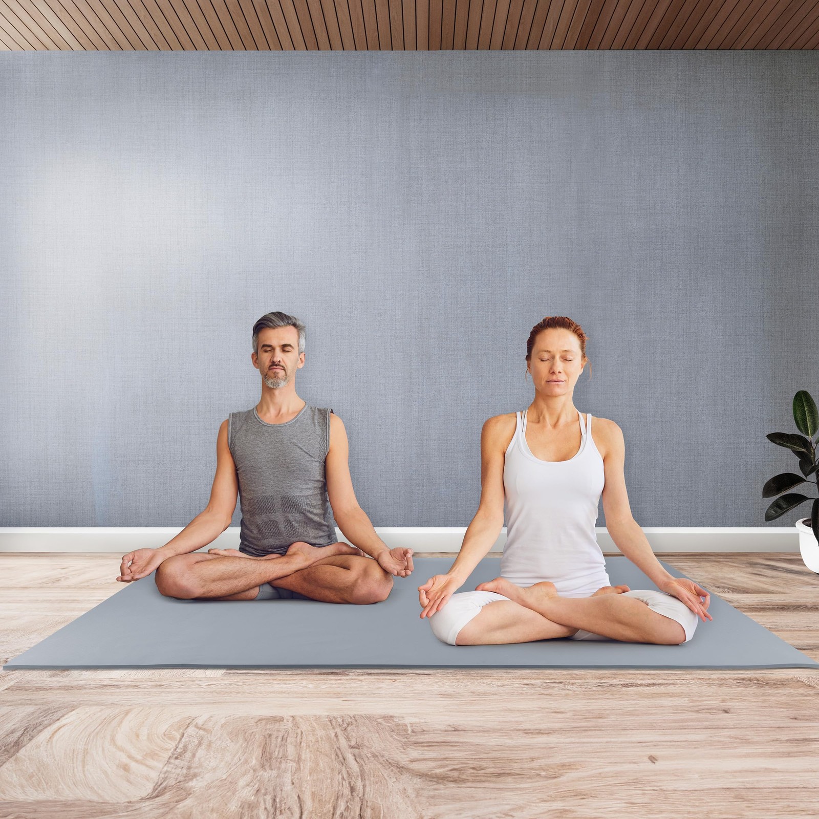 Best Large Yoga Mat – 6×4 Wide Exercise 8mm Thick Non-Slip Workout Free Shipping
