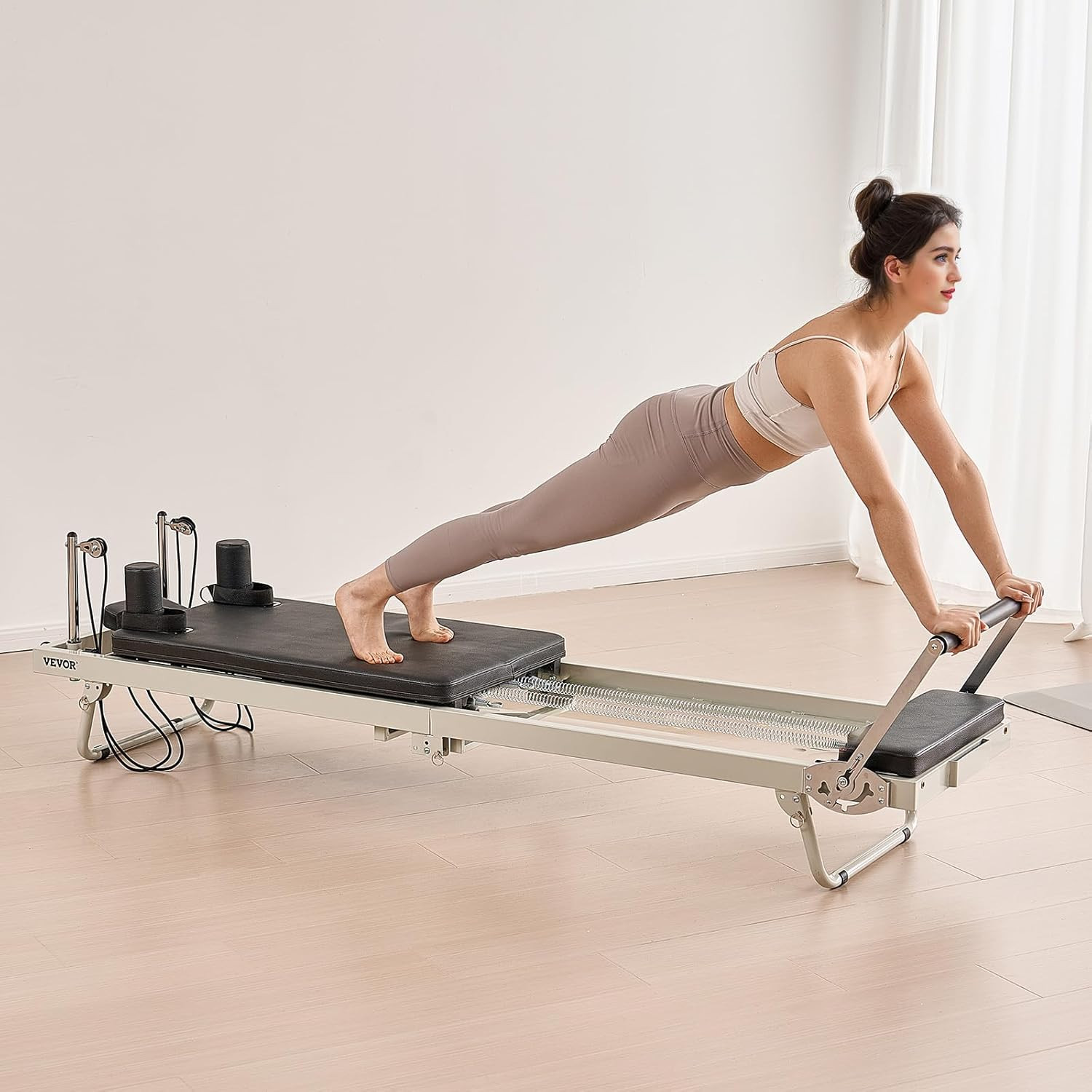 Pilates Reformer Foldable, Suitable for Intermediate and Beginners Users, Pilate