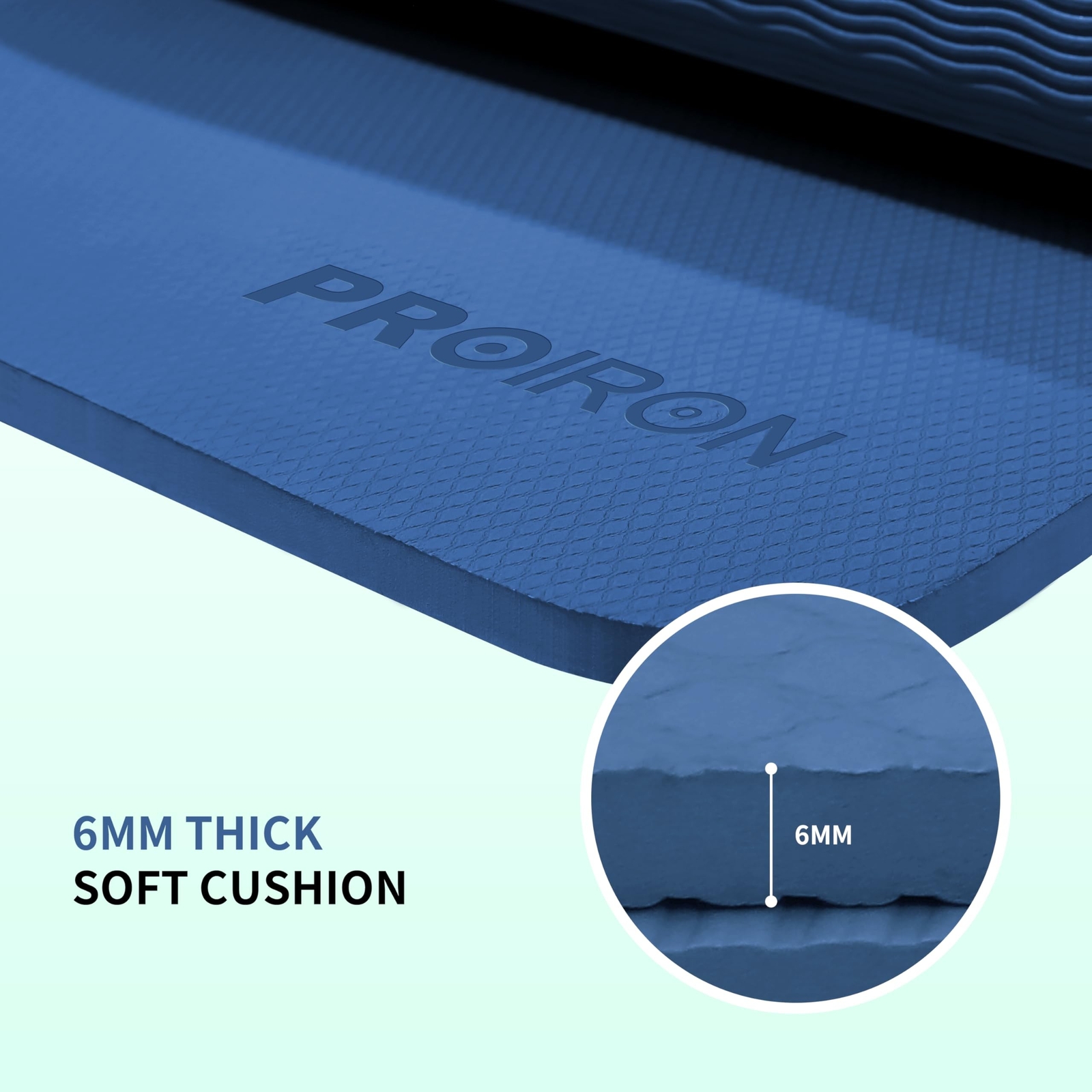 PROIRON Foldable 72“x24″x0.24”(6mm) TPE Yoga Mat,NOT PVC!!!-Folding