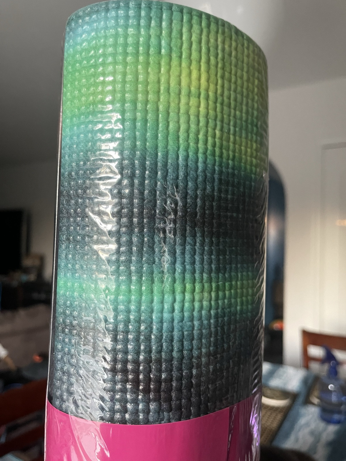 Terez Fitness Yoga Mat Tie Dye 5mm Thick Non Slip