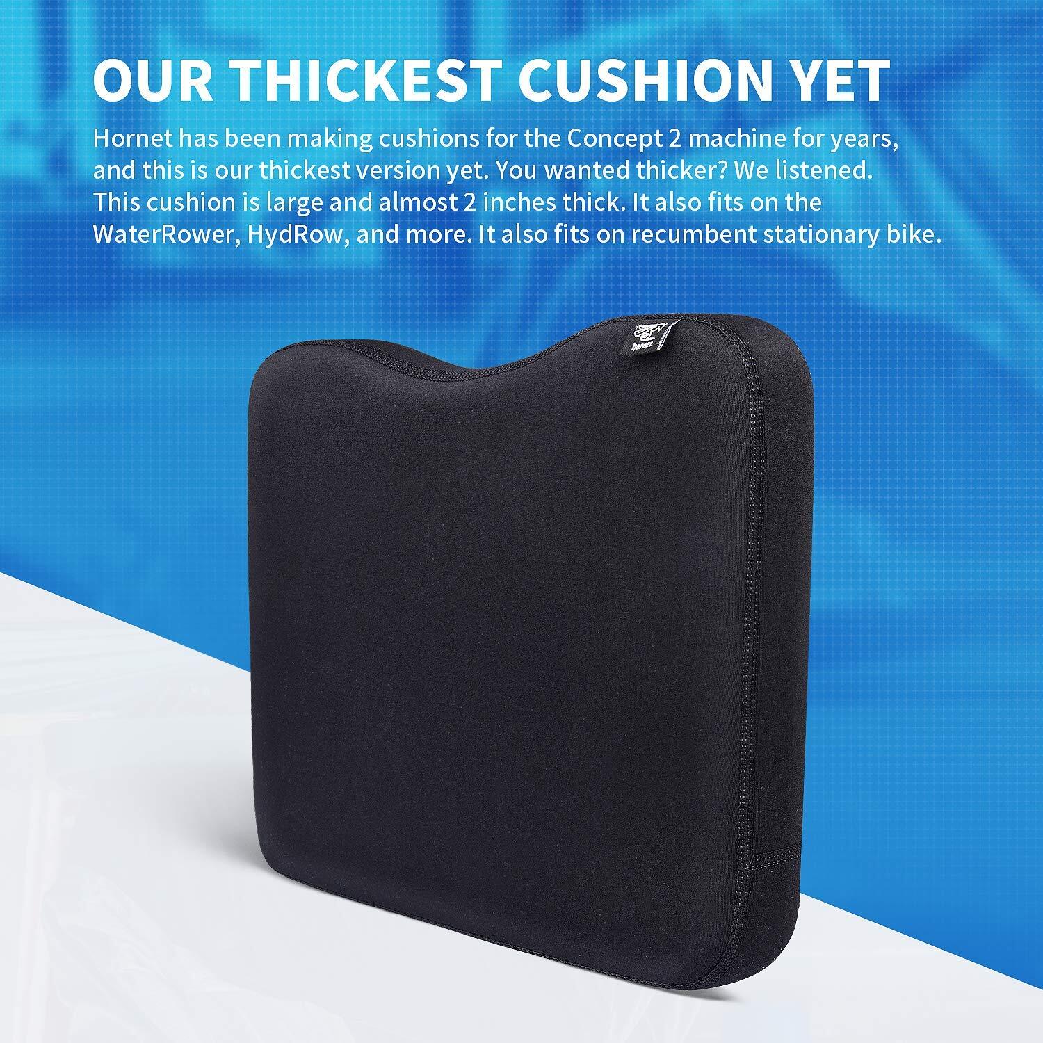 Memory Foam Pad for the Concept 2 Rowing Machine Black
