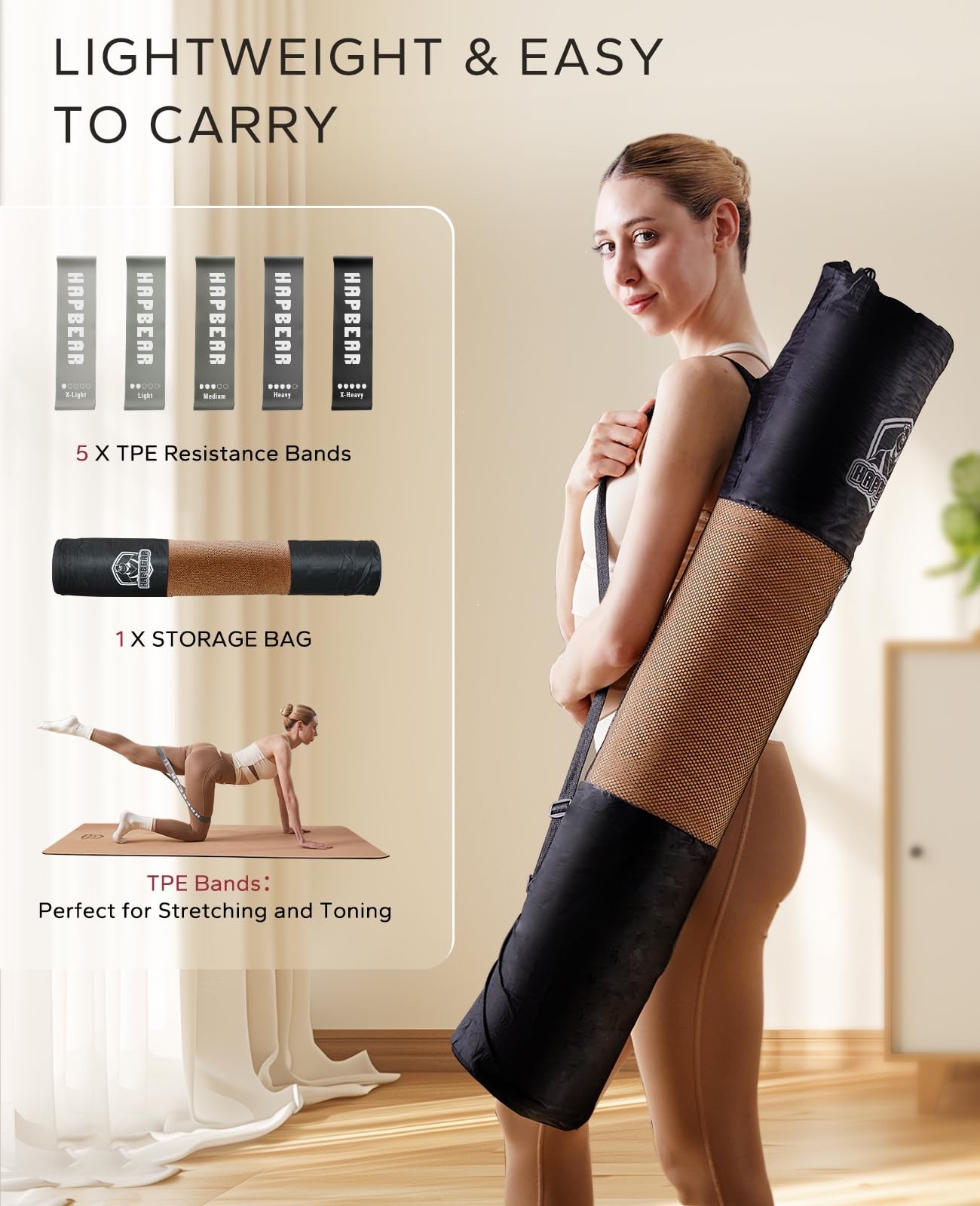 Large Cork Yoga Mat – 72″x36″ Wide Non-Slip for Home Workout, Yoga, Pilates &…