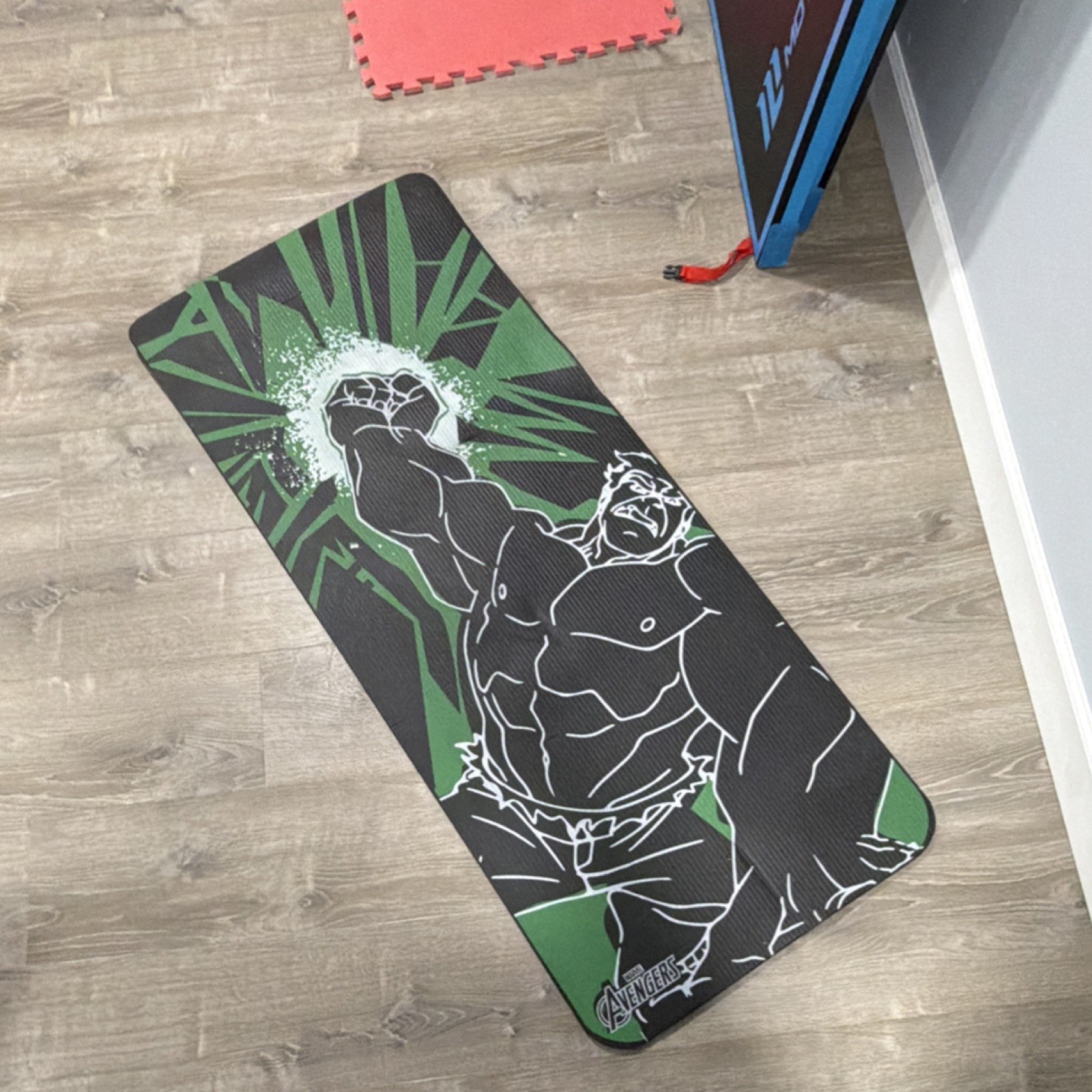 Marvel Hulk 2000s Foam Yoga Mat 72×24 in Rectangle for Yoga Pilates
