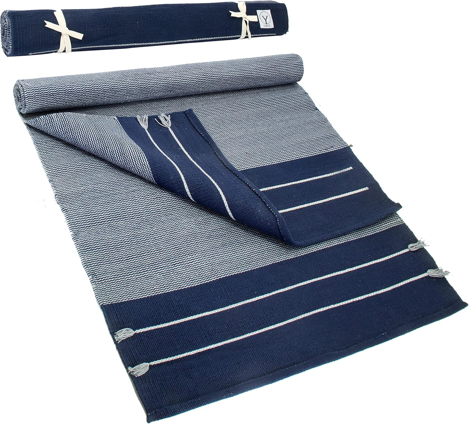 Handmade Organic Yoga Mat Made with 100% Organic Cotton Yoga Mat – Natural Yoga