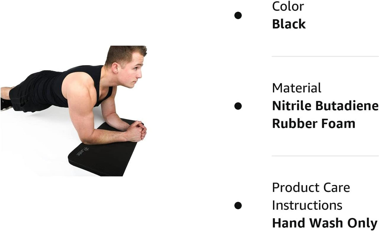 Impulse Fitness Knee Mat – Extra Thick 1″ Pad for Kneeling Portable Exercise Mat