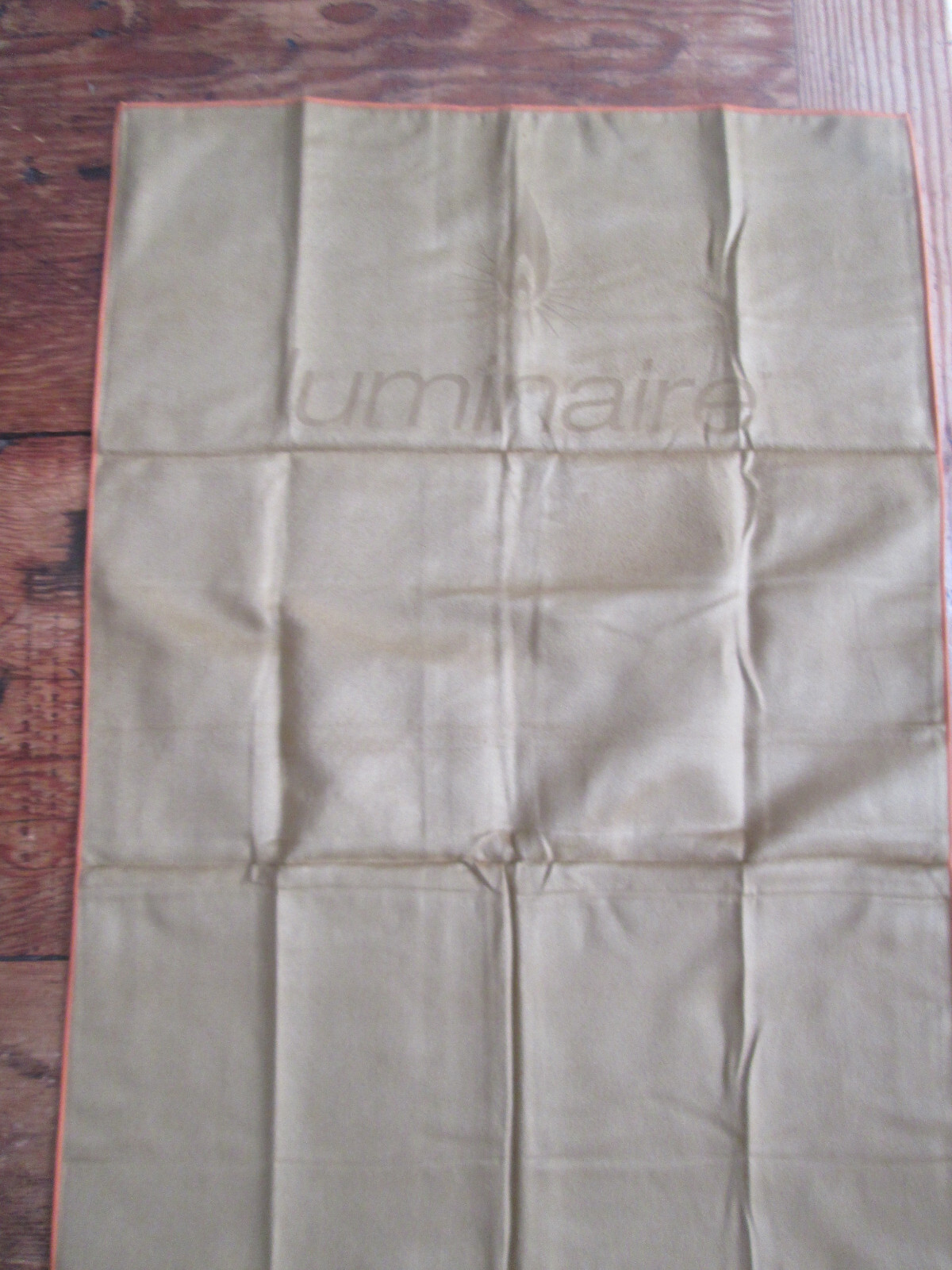 NWT Luminaire yoga sweat towel & attachable carry canvas bag