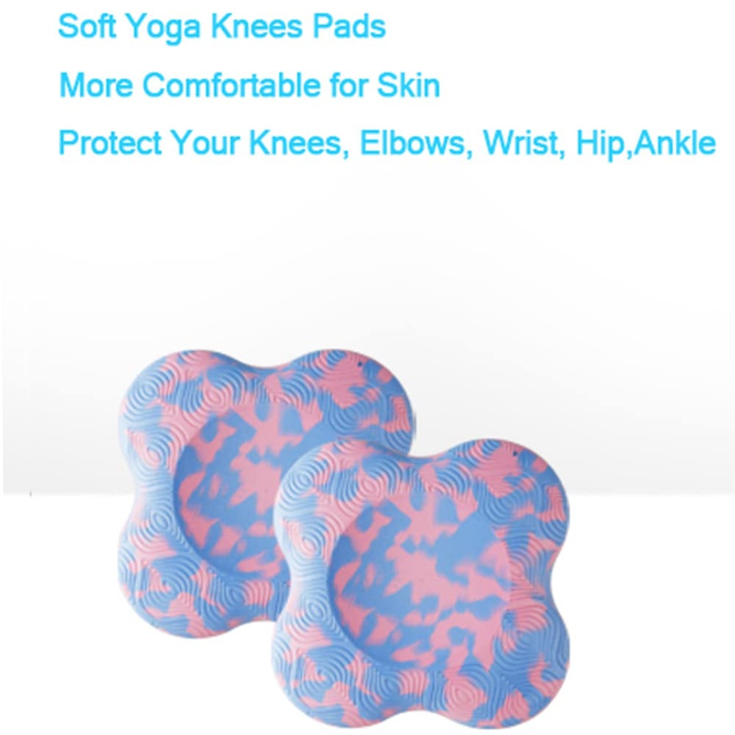 2 PCS Yoga Knee Pads Anti Slip Yoga Support Foam Pads for Women and Men, yoga…