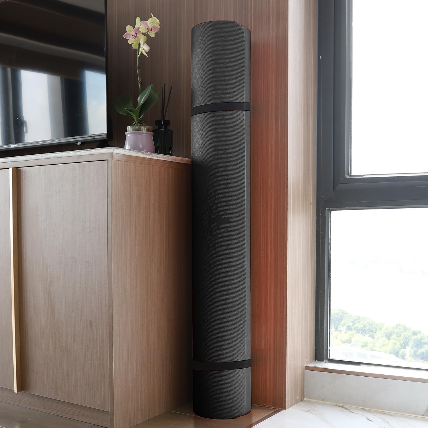 Large TPE Yoga Mat 6’x4’x1/2″ Extra Thick Non-Slip Exercise Mat – for Yoga Pi…