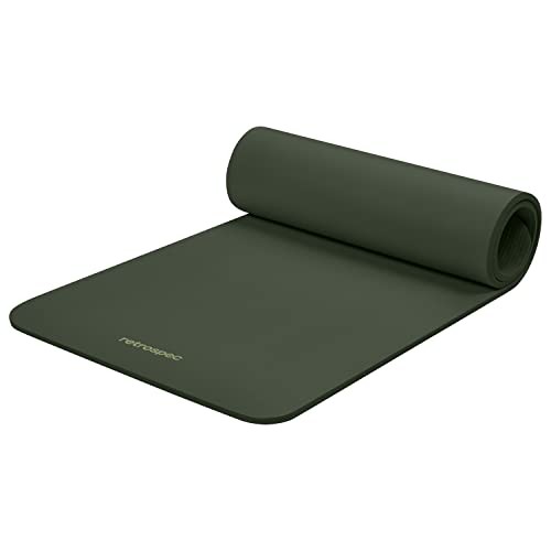 Solana Yoga Mat Thick 1/2in Non-Slip Workout Mat with Wild Spruce – 1/2 Inch