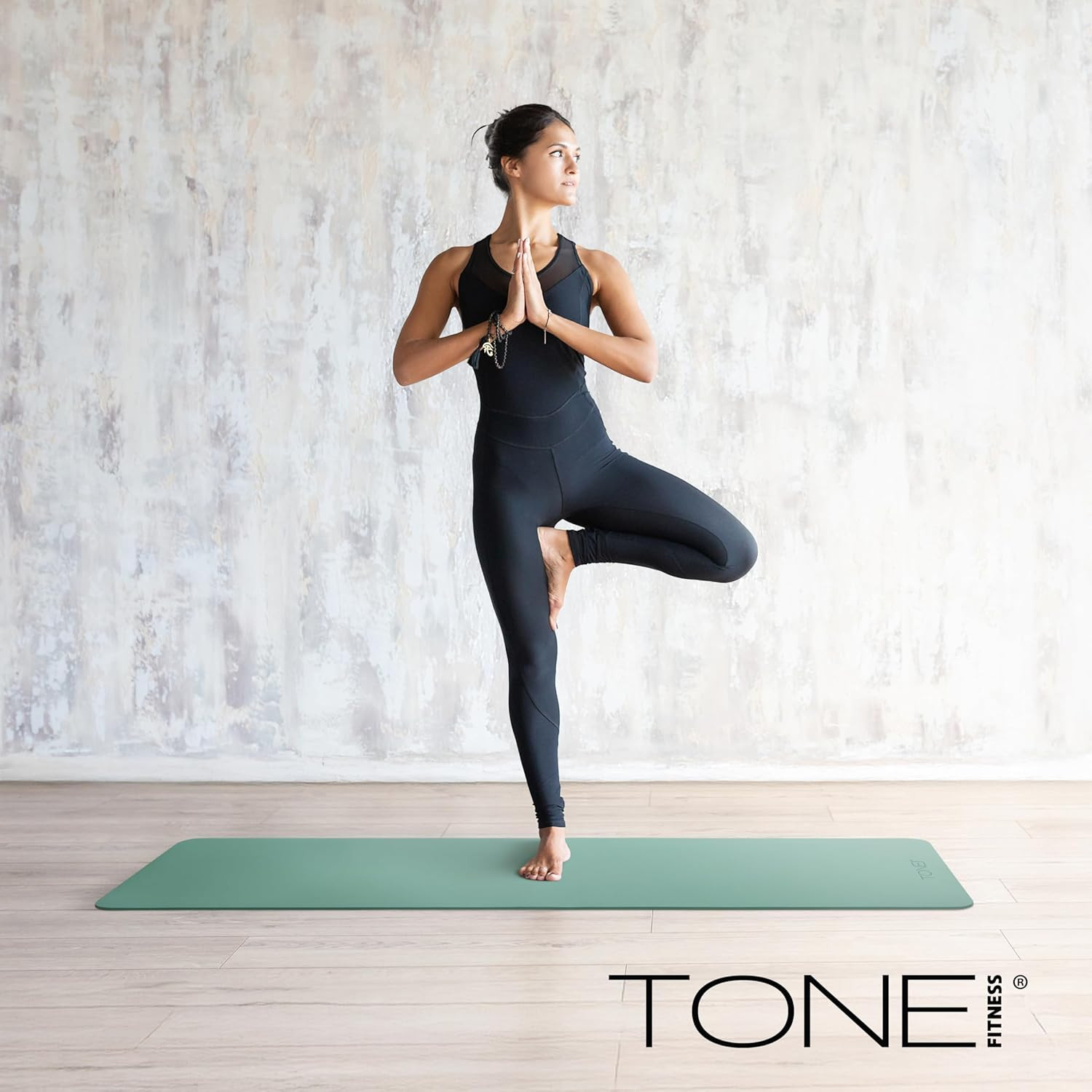 Yoga Mat 1/4″ Thick Non Slip Exercise & Pilates Mat for Home Workouts with Carry
