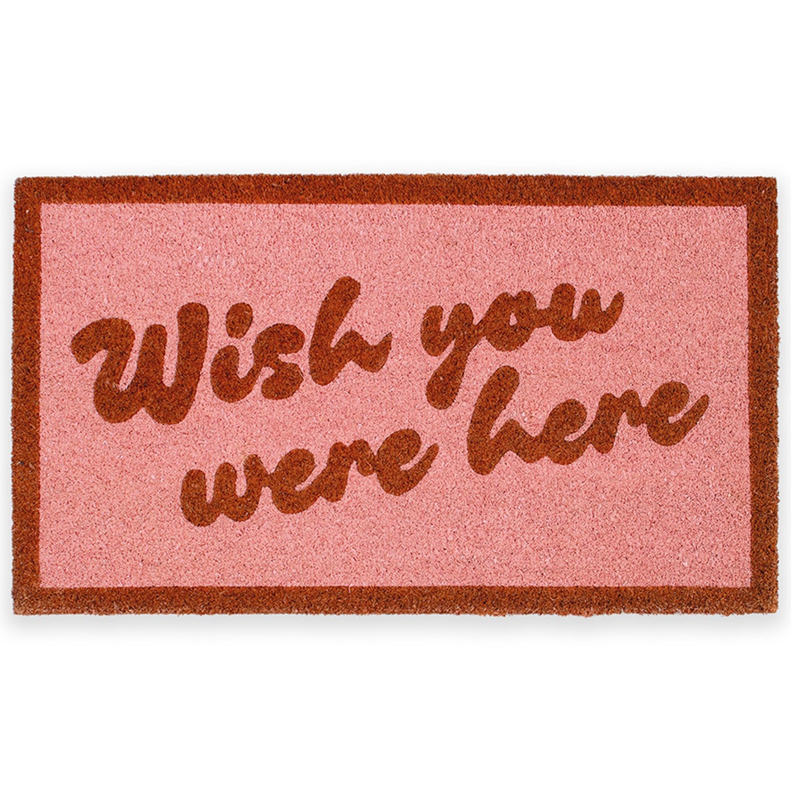 – “Wish You” Coconut Doormat with Non Slip PVC Base. Hand Painted In…