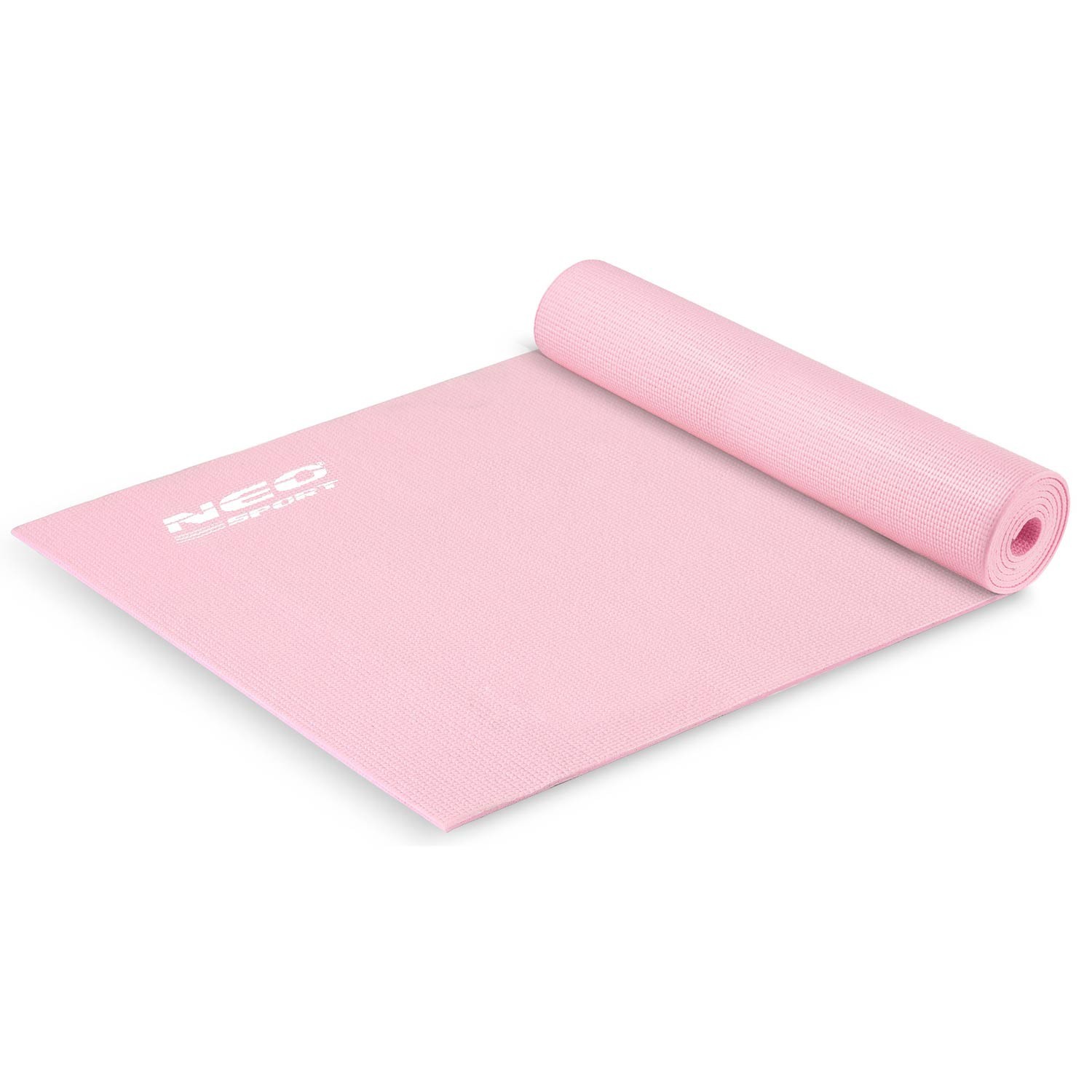Neo-Sport Yoga & Fitness Mat 173 x 61cm – Pink, Stretchy, Waterproof,