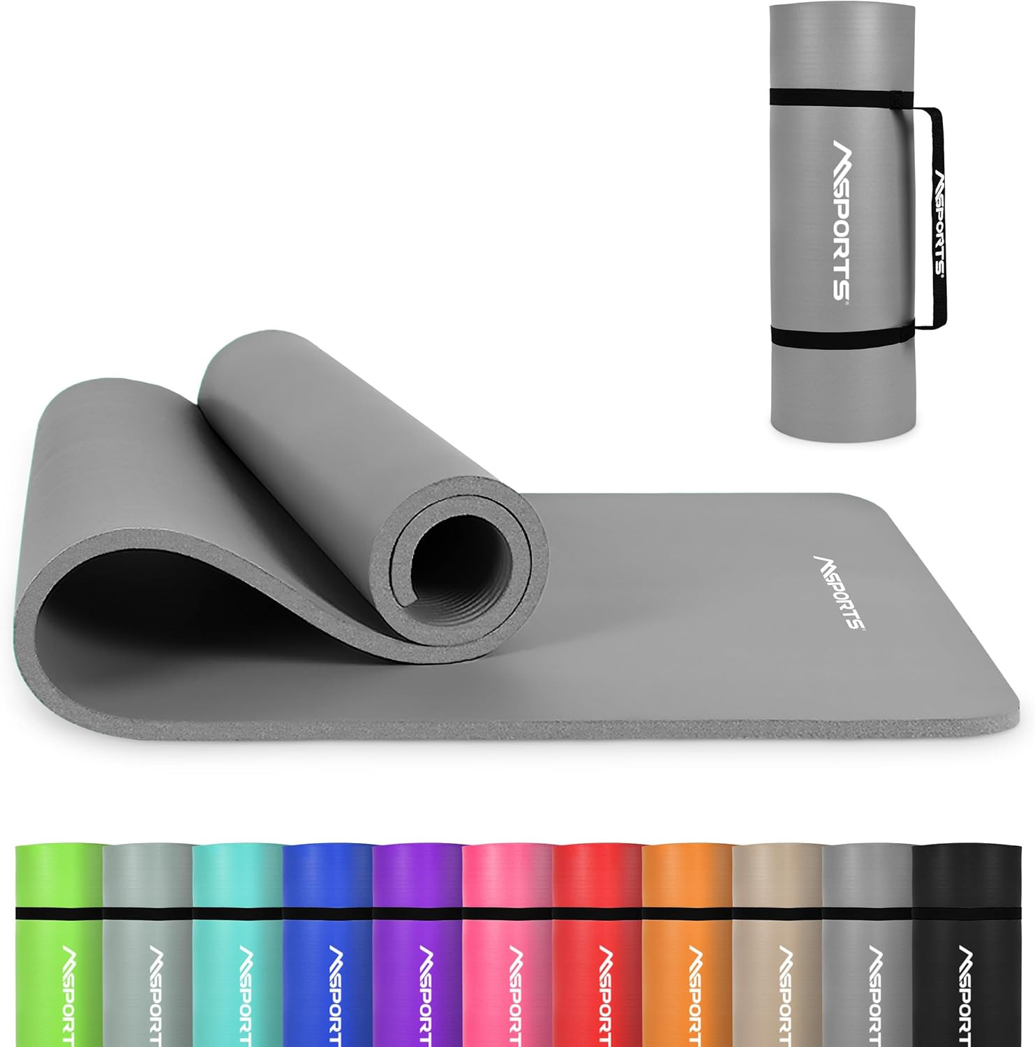 Yoga Mat Premium Non Slip Thick – Extra Comfortable Exercise Mat for Home Workou