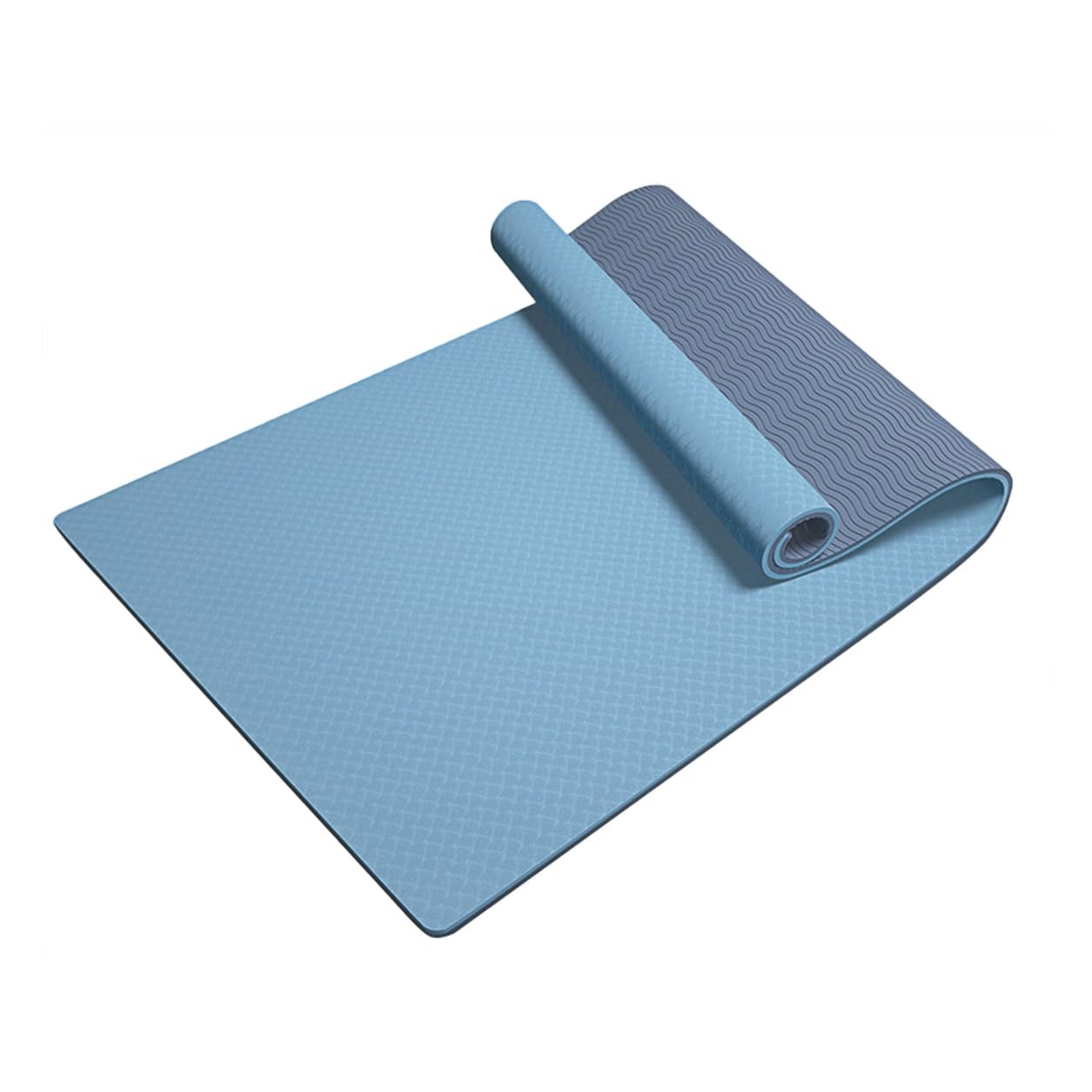 Non Slip Yoga Mat, Eco Friendly Fitness Exercise Mat with Carrying Strap & Ba…