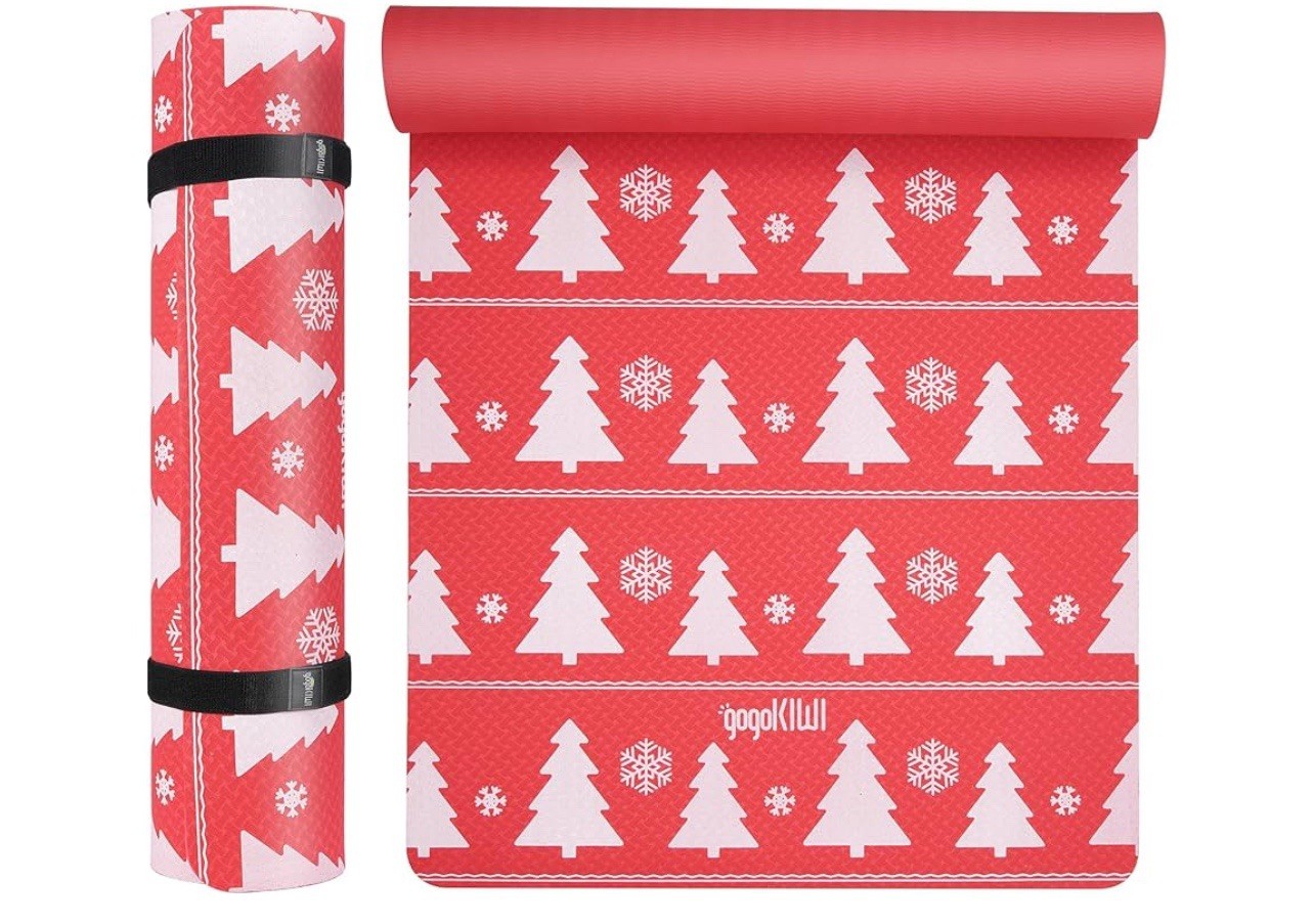 Thick Yoga Mat w/Carrying Case (72“L x 30″W) for Men & Women – Non Slip X-wide