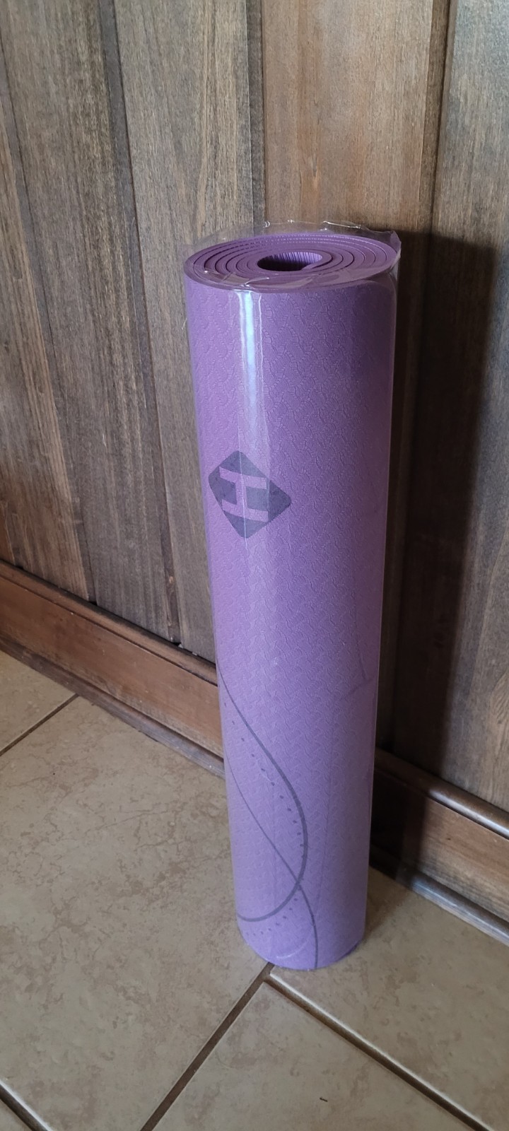 HH-COMP TPE Yoga Mat – Purple – Non-Slip, Eco-Friendly, 1/4″ Thick – New Open…