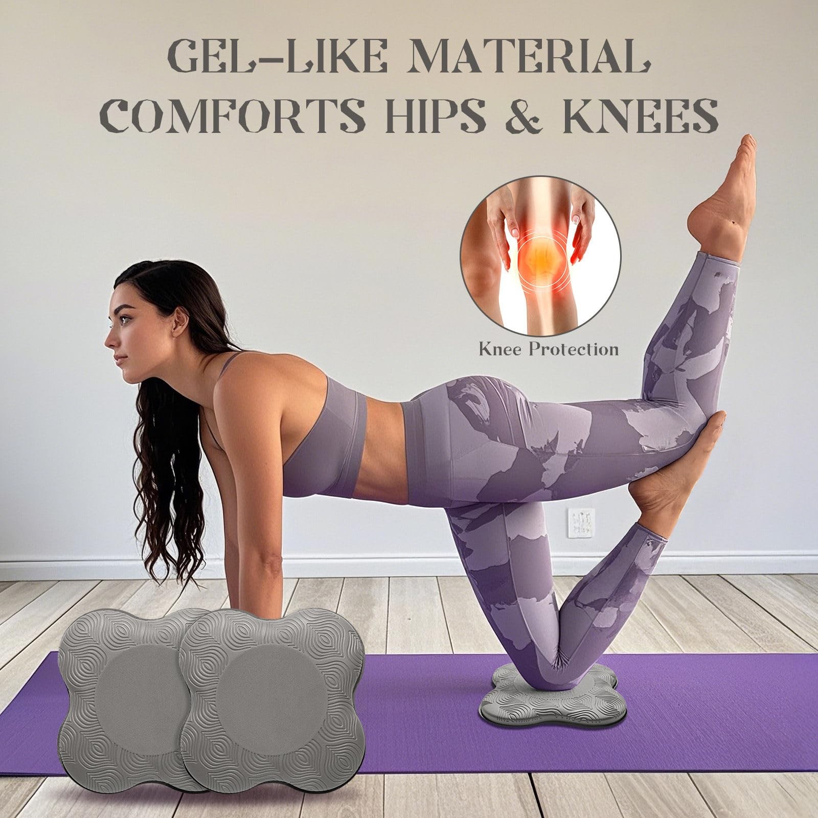 Yoga Knee Pads (Set of 2) super thick knee pads, suitable for – fitness – med…