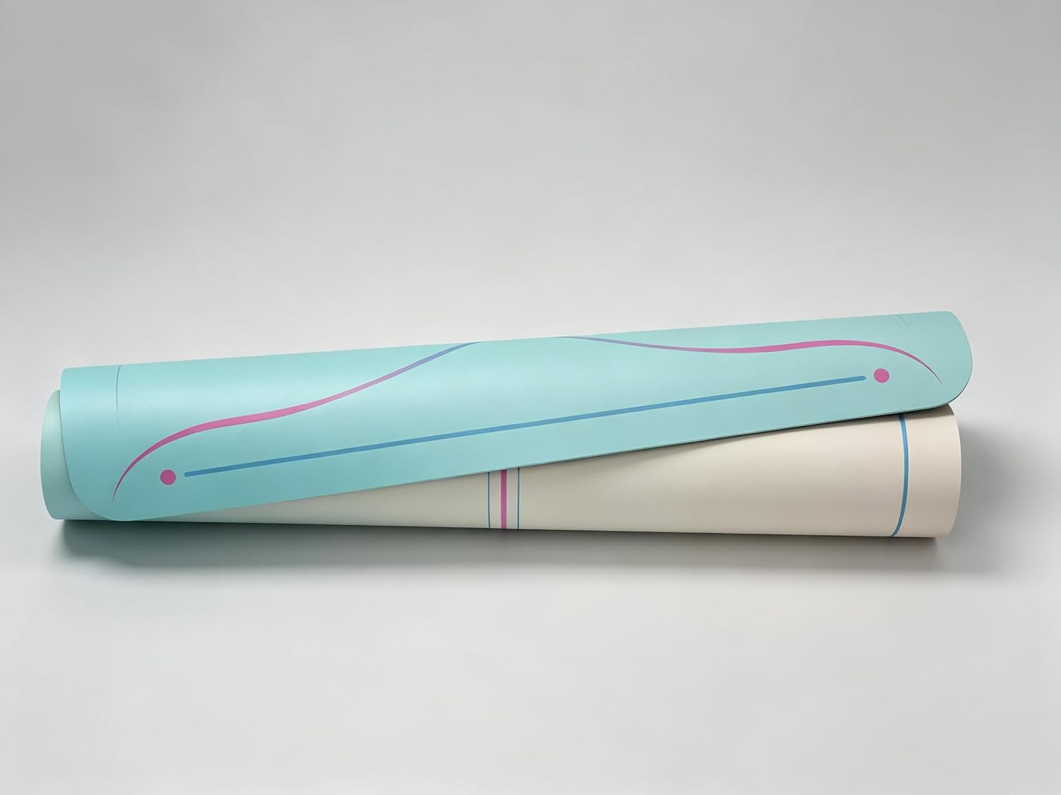 Classic Line Yoga Mat – Durable, Non-Slip, Sweat-Absorbent, Vivid Design