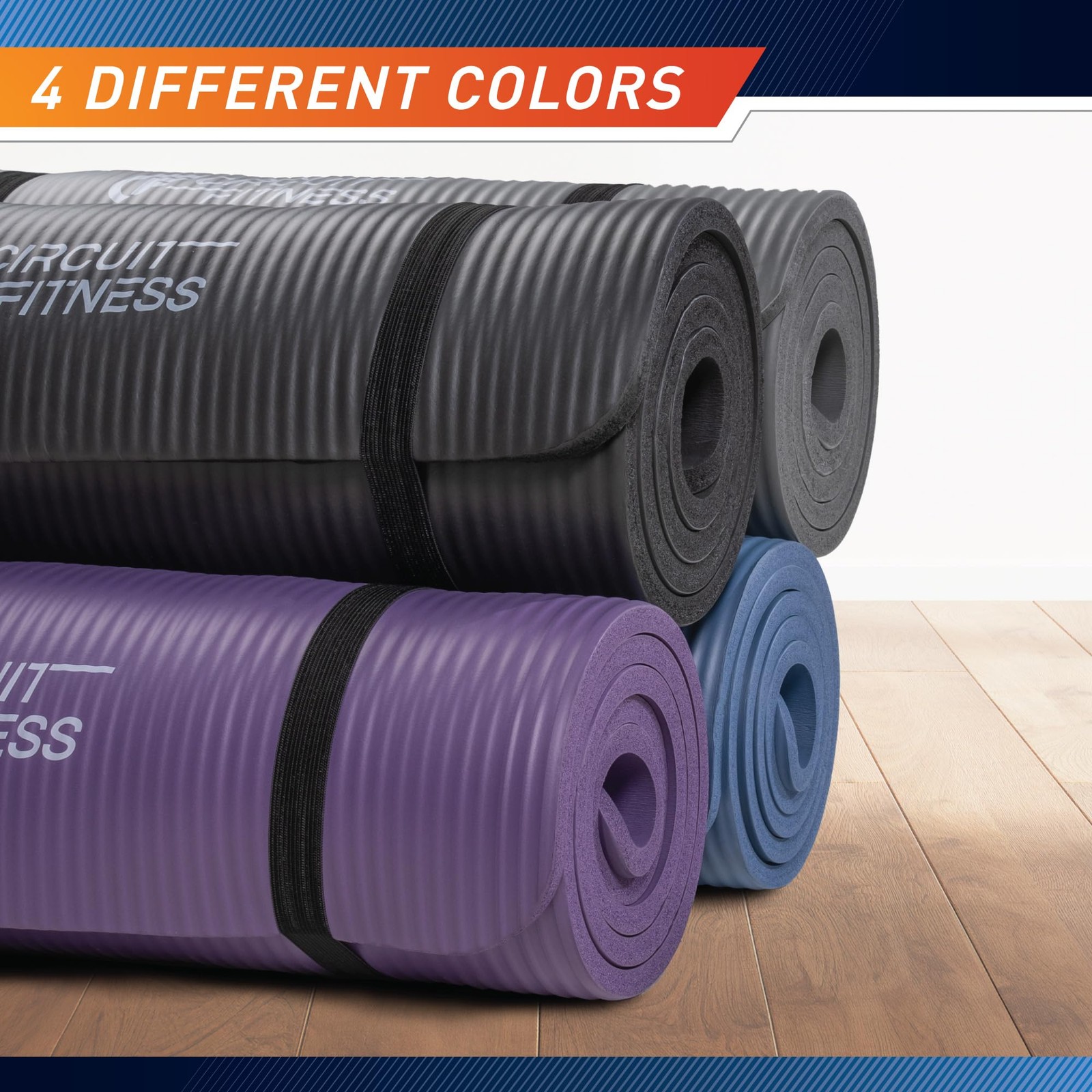 1/2-inch (12mm) Extra Thick Multi-Purpose Exercise Yoga Mat with Carrying Str…
