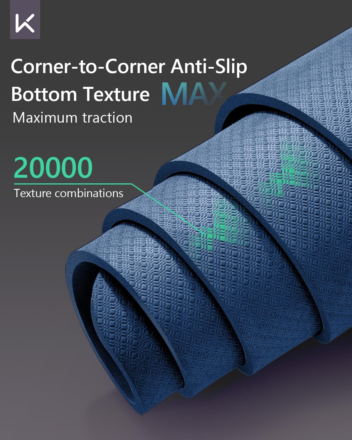 Large Yoga Mat 79″x39″ for Men, 7mm Extra Thick & Oversized Exercise Mat, Non…
