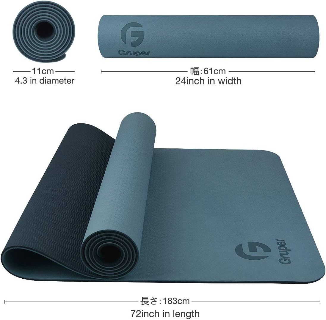 High-Density Eco-Friendly Fitness Mat – Perfect for Yoga, Pilates, Home Workouts