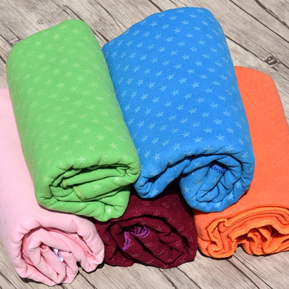 Star Pattern Yoga Towel Absorbent Yoga Blanket Non Slip Yoga Cloth For Z8A5 OPBN